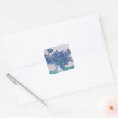 Vincent Van Gogh. Irises Vierkante Sticker (Envelop)