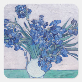 Vincent Van Gogh. Irises Vierkante Sticker