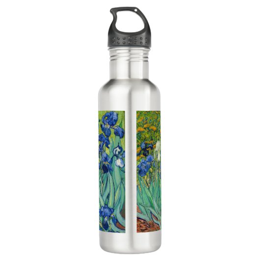 Vincent Van Gogh - Irises Waterfles (Achterkant)