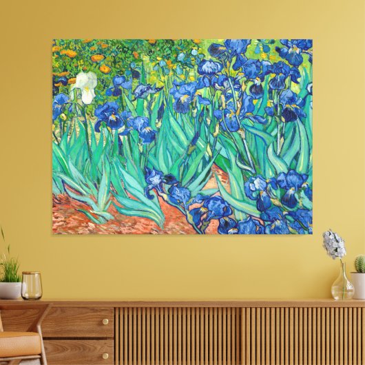 VINCENT VAN GOGH - Irissen 1889 Canvas Afdruk (Insitu (Woonkamer))