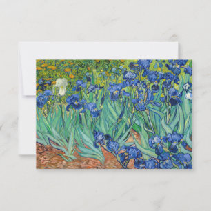 Vincent Van Gogh - Irissen Bedankkaart