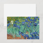 Vincent Van Gogh - Irissen Bedankkaart (Voorkant / Achterkant)