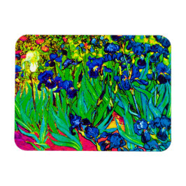 Vincent Van Gogh - Irissen - Bloemenliefhebber Pop Magneet