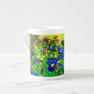 Vincent Van Gogh - Irissen - Bloemenliefhebber Pop Porselein Kop