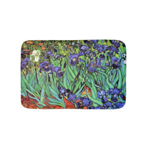 Vincent Van Gogh - Irissen - Bloemliefhebber Kunst Badmat
