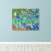 Vincent Van Gogh - Irissen Canvas Afdruk (Insitu (Houten vloer))