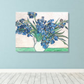 Vincent van Gogh - Irissen Canvas Afdruk (Insitu (Houten vloer))