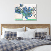 Vincent van Gogh - Irissen Canvas Afdruk (Insitu (Slaapkamer))