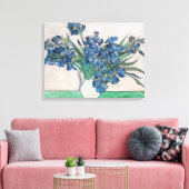 Vincent van Gogh - Irissen Canvas Afdruk (Insitu (Woonkamer))