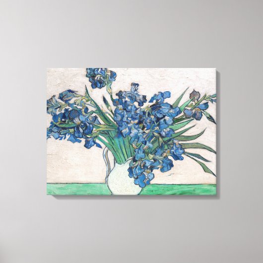 Vincent van Gogh - Irissen Canvas Afdruk (Voorkant)