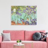 Vincent van Gogh - Irissen Canvas Afdruk (Insitu (Woonkamer))