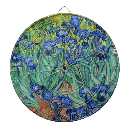 Vincent Van Gogh - Irissen Dartbord (Voorkant)