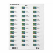 Vincent Van Gogh - Irissen Etiket (Full Sheet)