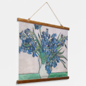 Vincent van Gogh - Irissen Hangend Wandkleed (Gebogen)