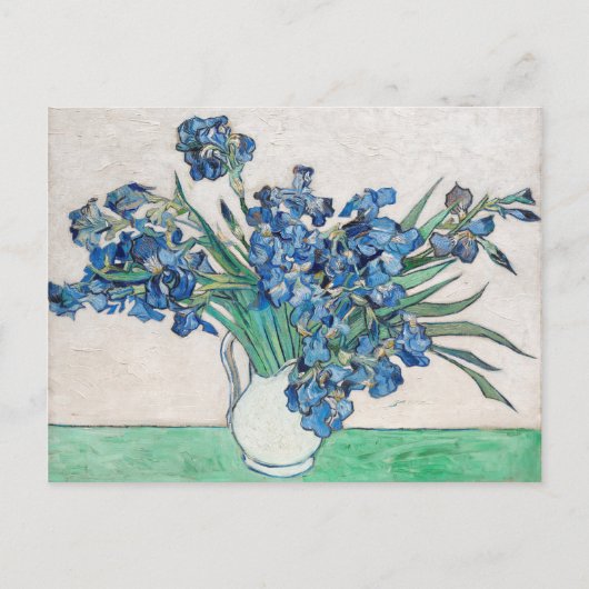 Vincent van Gogh Irissen. Impressionisme bloemenku Briefkaart (Voorkant)