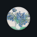 Vincent Van Gogh Irissen. Impressionisme floraal Magneet<br><div class="desc">Vincent van Gogh "Irissen" magneet. Impressionisme bloemenkunst.</div>