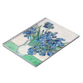 Vincent Van Gogh Irissen. Impressionisme floraal Notitieboek (Linkerzijde)