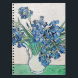 Vincent Van Gogh Irissen. Impressionisme floraal Notitieboek<br><div class="desc">Vincent van Gogh "Irissen" notitieboek. Impressionisme bloemenkunst.</div>