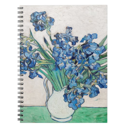 Vincent Van Gogh Irissen. Impressionisme floraal Notitieboek (Voorkant)