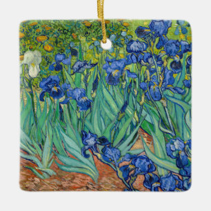 Vincent Van Gogh - Irissen Keramisch Ornament