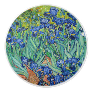 Vincent Van Gogh - Irissen Keramische Knop