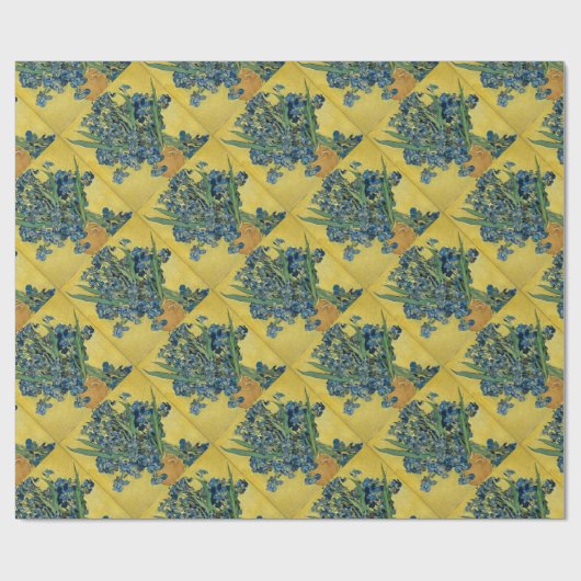 Vincent van Gogh - Irissen kunstwerk Cadeaupapier (Vlak)