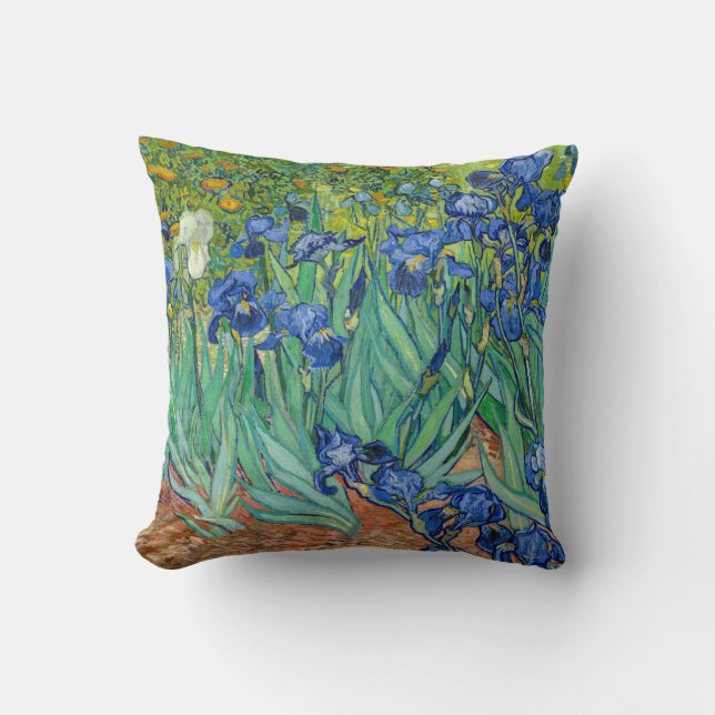 Vincent Van Gogh - Irissen Kussen (Voorkant)