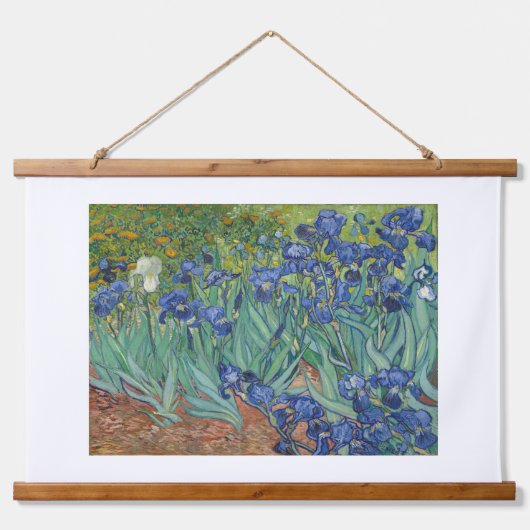 Vincent van Gogh, Irissen, Les Iris Hangend Wandkleed (Voorkant)