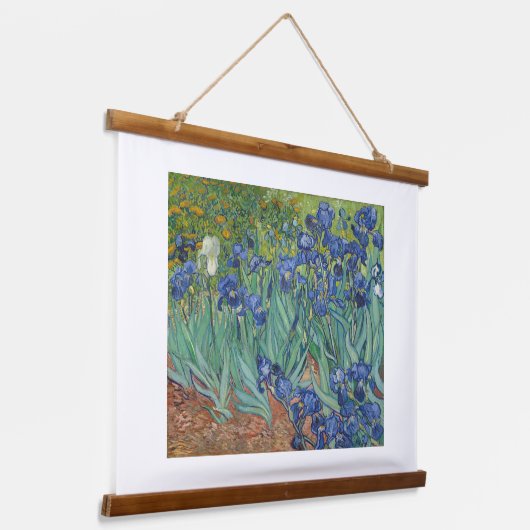 Vincent van Gogh, Irissen, Les Iris Hangend Wandkleed (Gebogen)