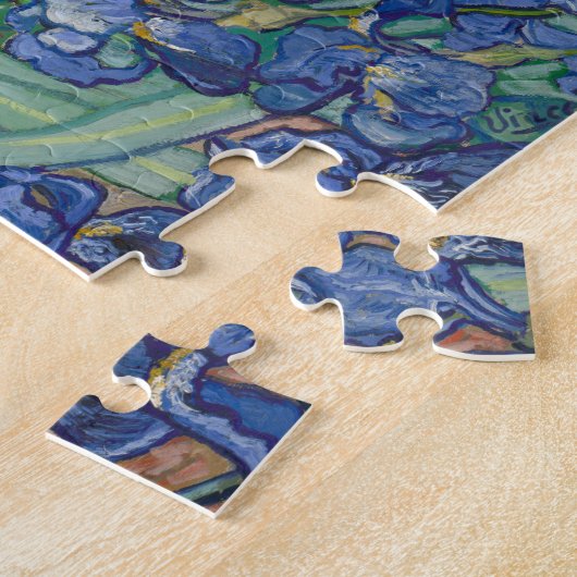 Vincent van Gogh, Irissen, Les Iris Legpuzzel (Zijkant)