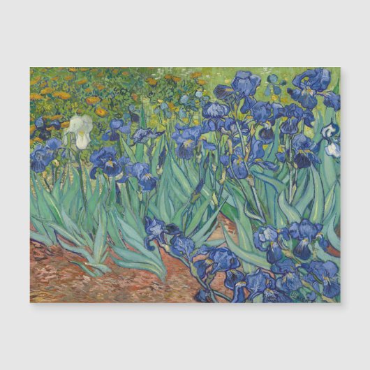 Vincent van Gogh, Irissen, Les Iris Magnetische Uitnodiging (Voorkant)