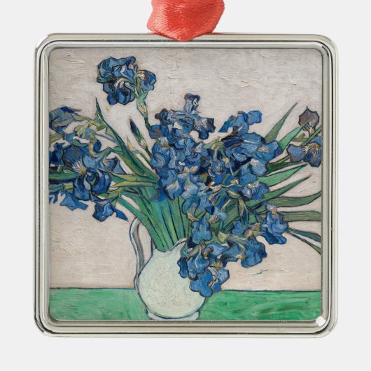Vincent van Gogh - Irissen Metalen Ornament (Voorkant)