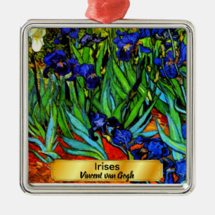 Vincent van Gogh, Irissen, Metalen Ornament