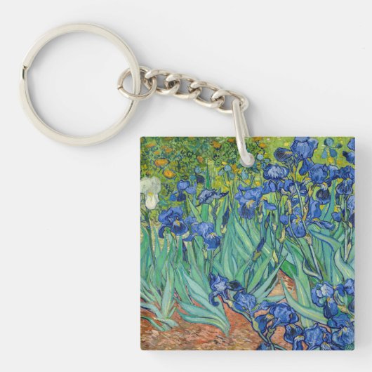 Vincent Van Gogh - Irissen Sleutelhanger (Voorkant)