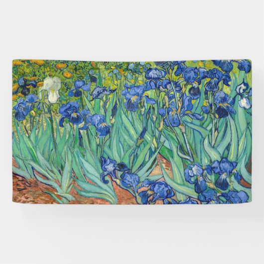 Vincent Van Gogh - Irissen Spandoek (Horizontaal)