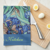 Vincent van Gogh, Irissen Theedoek (Quarter Fold)
