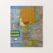Vincent Van Gogh is de slaapkamer (1889) Legpuzzel (Verticaal)