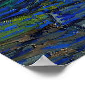 Vincent Van Gogh is de Sterrennacht (1889) Poster (Hoek)