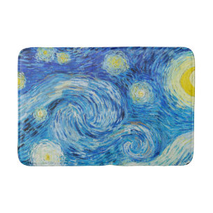 Vincent Van Gogh is de Sterrennacht Badmat