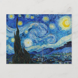Vincent Van Gogh is de Sterrennacht Briefkaart