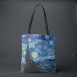 Vincent van Gogh is de Sterrennacht Canvas tas<br><div class="desc">Dompel uzelf onder in de betoverende schoonheid van Vincent Van Gogh’s De Sterrennacht met deze hoogwaardige reproductie kunstprint. Bezit een stukje kunstgeschiedenis en laat de schittering van Van Goghs meesterwerk uw omgeving verlichten.</div>