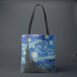 Vincent van Gogh is de Sterrennacht Canvas tas<br><div class="desc">Dompel uzelf onder in de betoverende schoonheid van Vincent Van Gogh’s De Sterrennacht met deze hoogwaardige reproductie kunstprint. Bezit een stukje kunstgeschiedenis en laat de schittering van Van Goghs meesterwerk uw omgeving verlichten.</div>