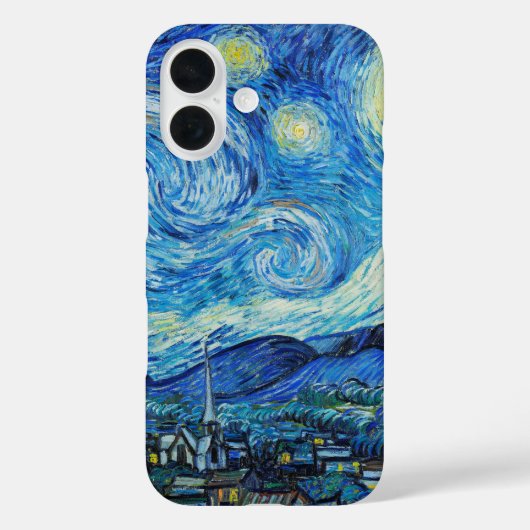 Vincent Van Gogh is de Sterrennacht Case-Mate iPhone Case (Achterkant)