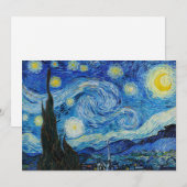 Vincent Van Gogh is de Sterrennacht Feestdagenkaart (Voorkant / Achterkant)