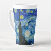 Vincent Van Gogh is de Sterrennacht Latte Mok (Linkerhoek)