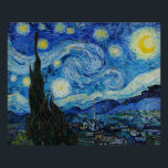 Vincent Van Gogh is de Sterrennacht Perfect Poster<br><div class="desc">Dompel uzelf onder in de betoverende schoonheid van Vincent Van Gogh’s De Sterrennacht met deze hoogwaardige reproductie kunstprint. Bezit een stukje kunstgeschiedenis en laat de schittering van Van Goghs meesterwerk uw omgeving verlichten.</div>