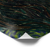Vincent Van Gogh is de Sterrennacht Perfect Poster (Hoek)