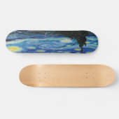 Vincent Van Gogh is de Sterrennacht Persoonlijk Skateboard (Horizontaal)