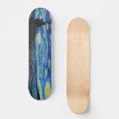 Vincent Van Gogh is de Sterrennacht Persoonlijk Skateboard (Voorkant)