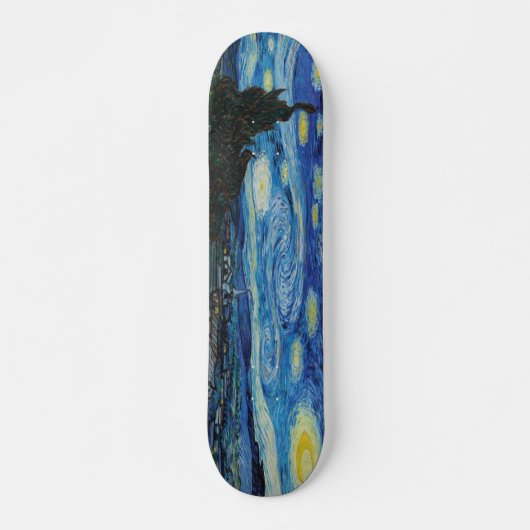 Vincent Van Gogh is de Sterrennacht Persoonlijk Skateboard (Voorkant)